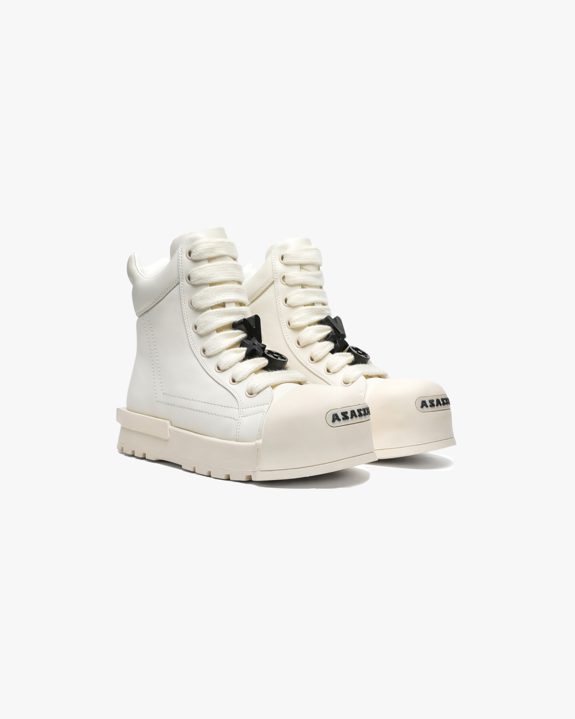 Dig High Top Thick Soled White