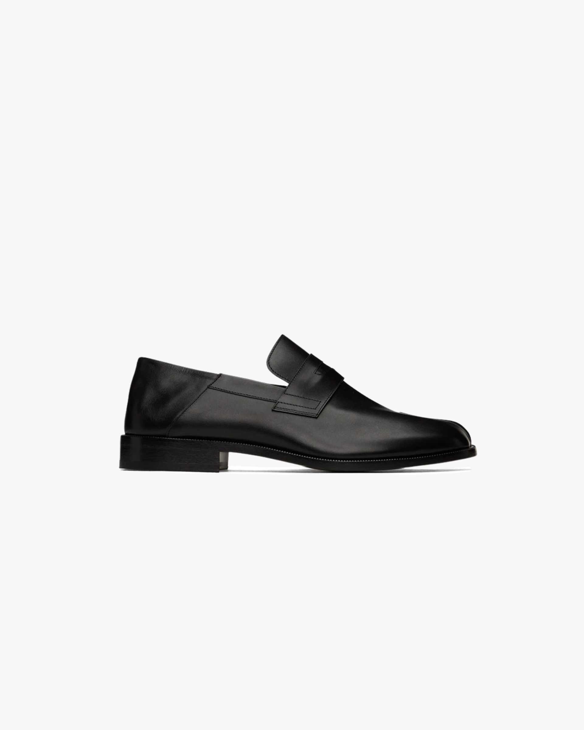 Rise Black CalfSkin Slip-On Loafer