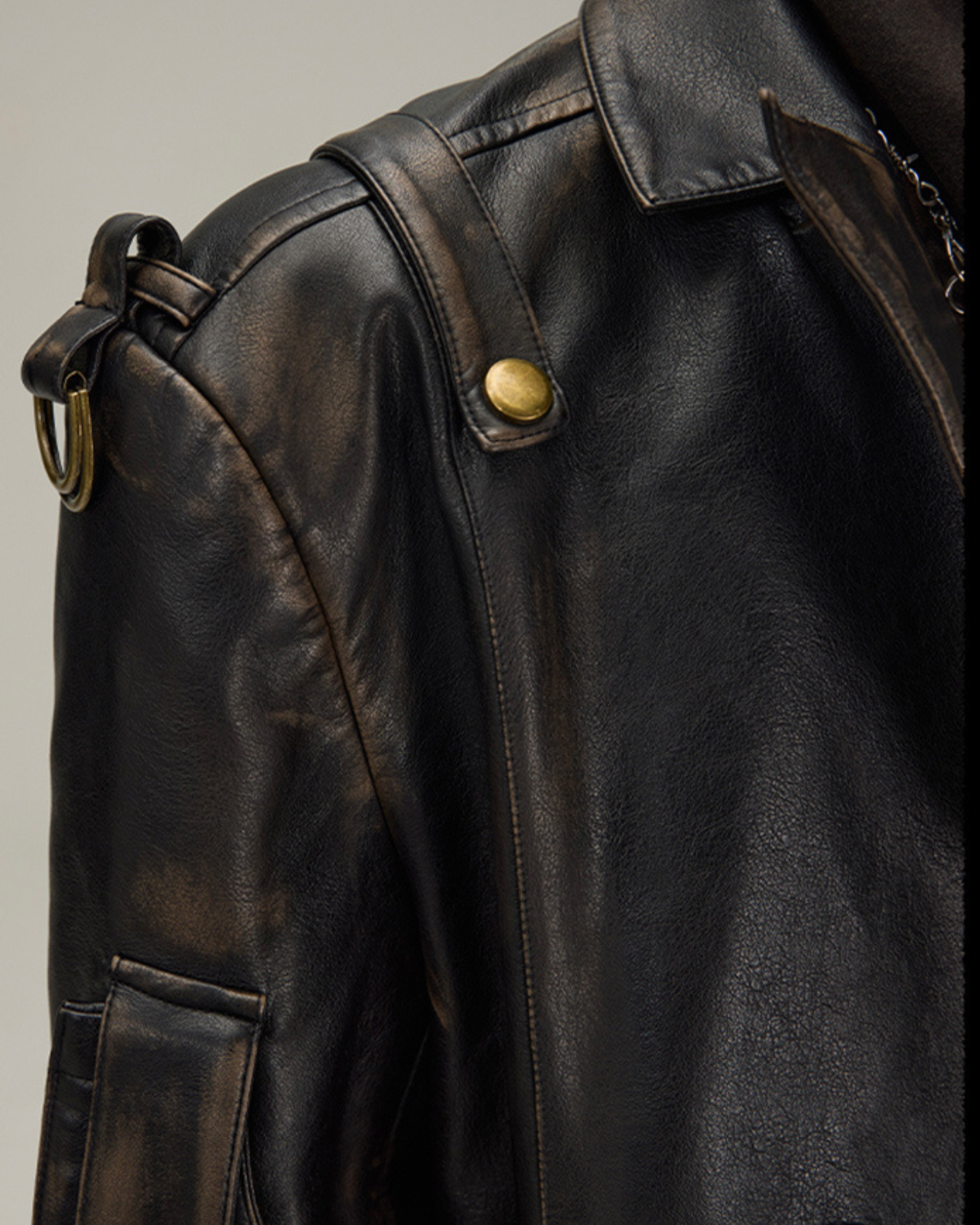 Blake Leather Trench