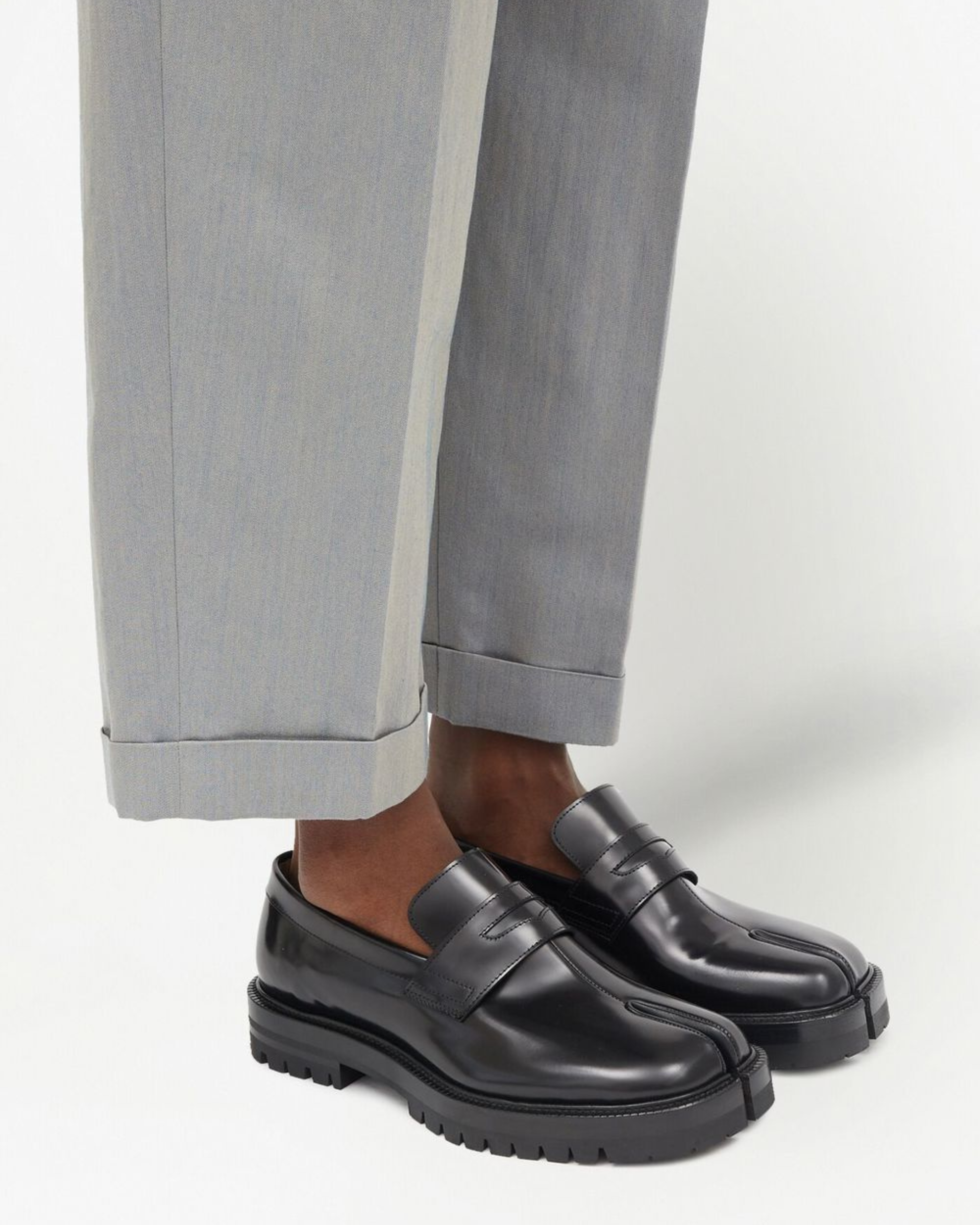 Vegas Calfskin Split-Toe Loafer