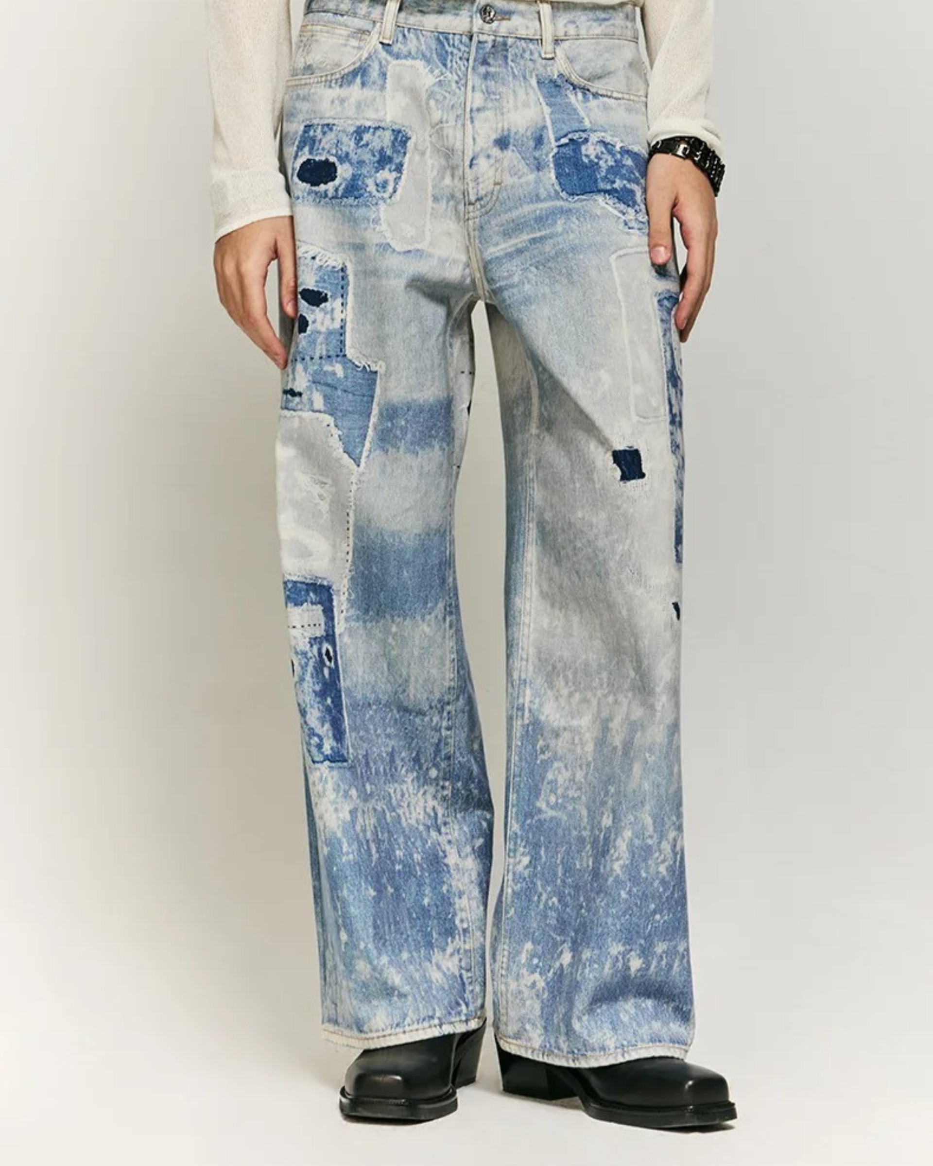 Digital Tie-Dye Denim Unisex