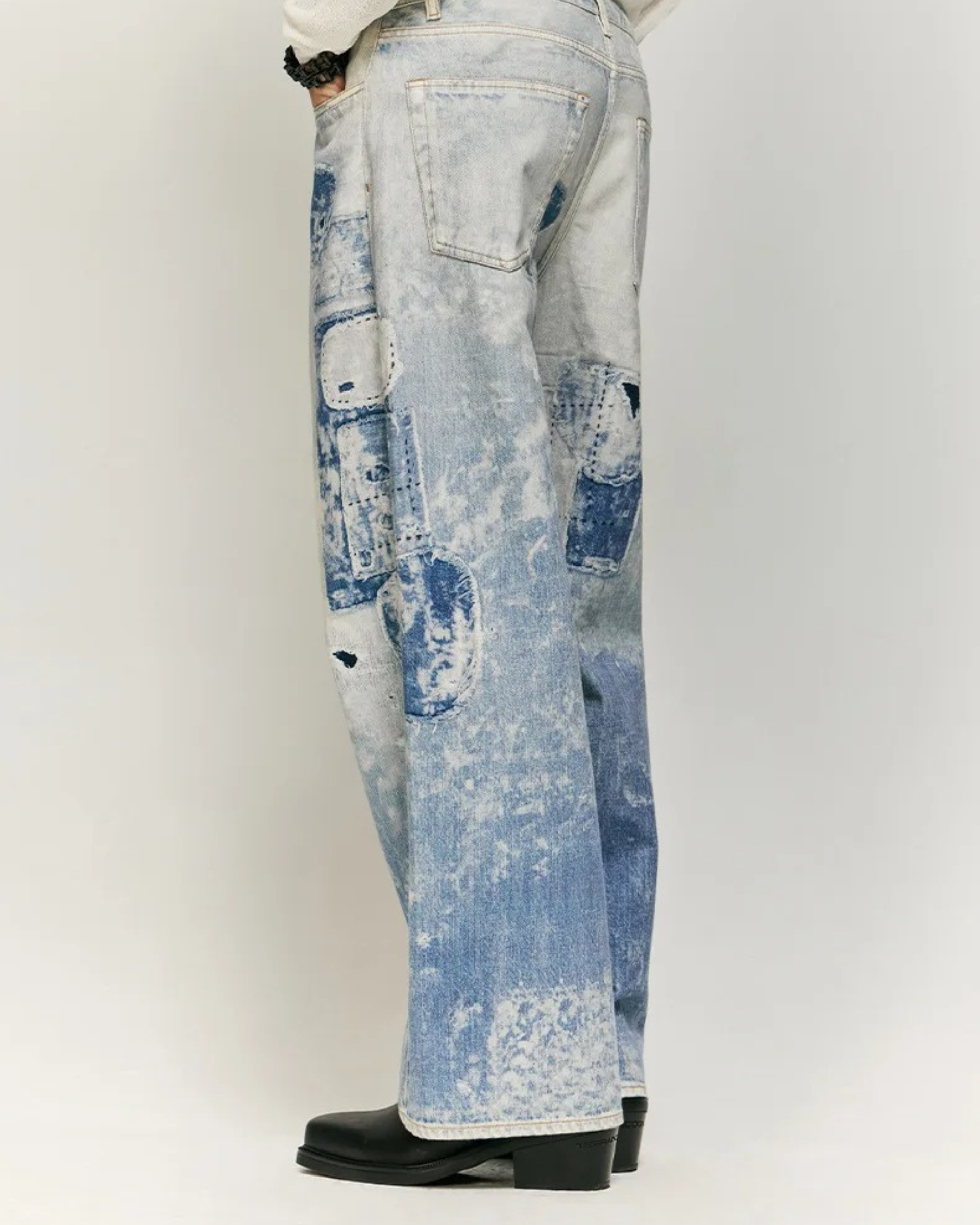 Digital Tie-Dye Denim Unisex